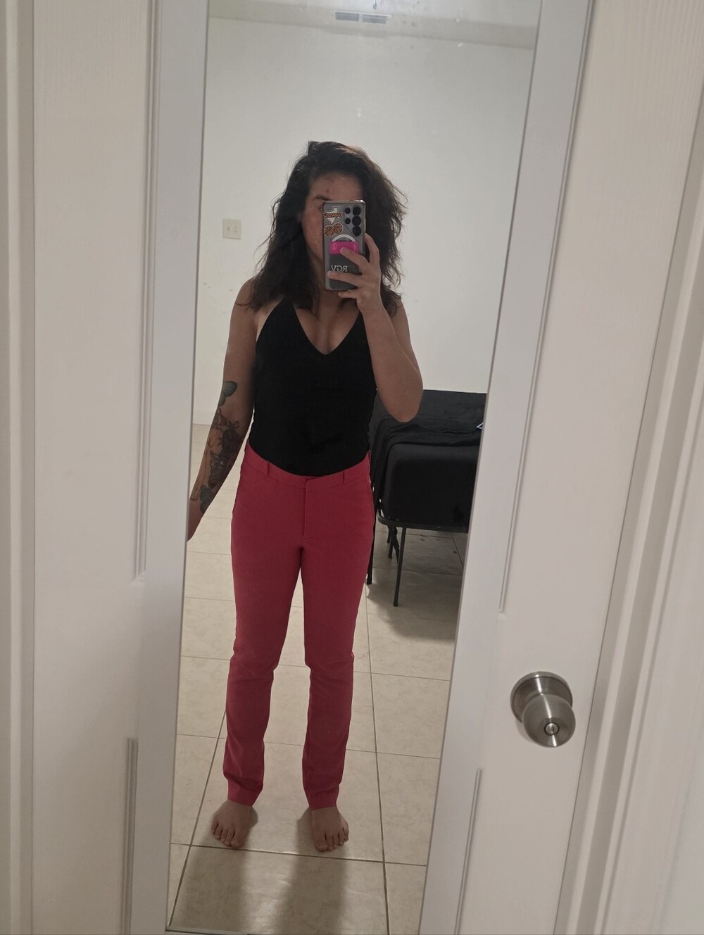 H&M Women’s Pink Dress Pants Size 6 | Stretch Business Casual Work Trousers